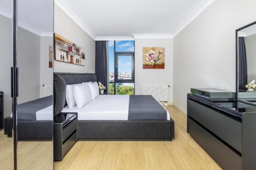 Ένα ή περισσότερα κρεβάτια σε δωμάτιο στο Mayar Residence Hotel