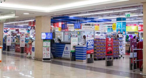 a store aisle with a lot of products in it at Inspire Partition Room in Al Seef Near Burjuman Metro in Dubai