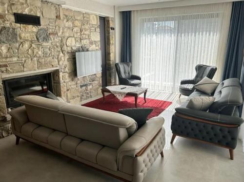 Area soggiorno di Villa Hisar