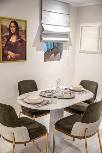 Posezení v ubytování Mets Suites
