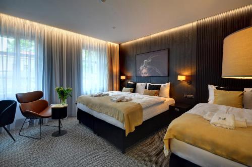 Katil atau katil-katil dalam bilik di OAK Rooms