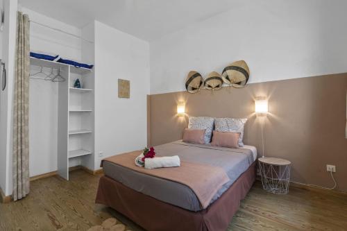 Una cama o camas en una habitación de Casa Guila