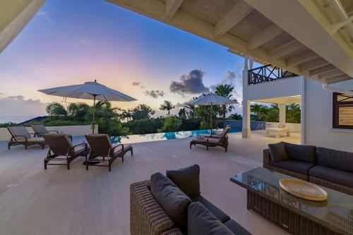 Zona d'estar a Infinity House villa