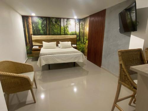 Postel nebo postele na pokoji v ubytování Maidy Luxury Hotel