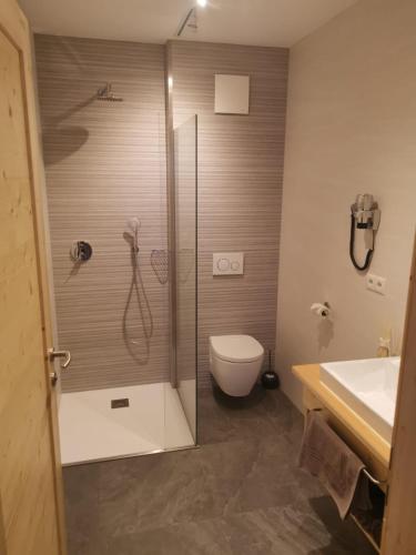 Salle de bains dans l'établissement Weinhauerhof Pasching-Klinglhuber