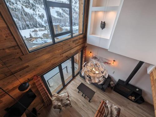 Luxueux chalet montagnard v zimě