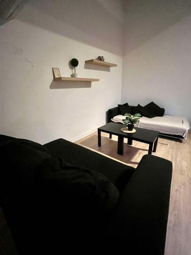 Χώρος καθιστικού στο Lumineux Appartement - Quartier Louise