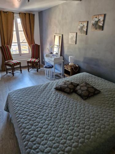 Postel nebo postele na pokoji v ubytování La Demeure de l'étrier - Baie de Somme - 12 personnes