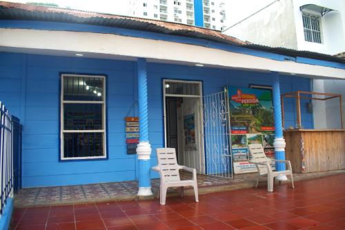 El edificio en el que está el hostal