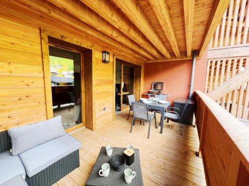 Les Gets : Appartement cosy avec Wi-Fi, parking, linge inclus