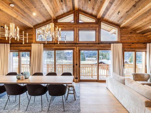 Chalet de luxe aux Gets avec jacuzzi, sauna, Wi-Fi, parking - FR-1-671-272