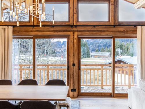 Chalet de luxe aux Gets avec jacuzzi, sauna, Wi-Fi, parking