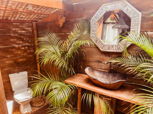 Koupelna v ubytování VillaCabana