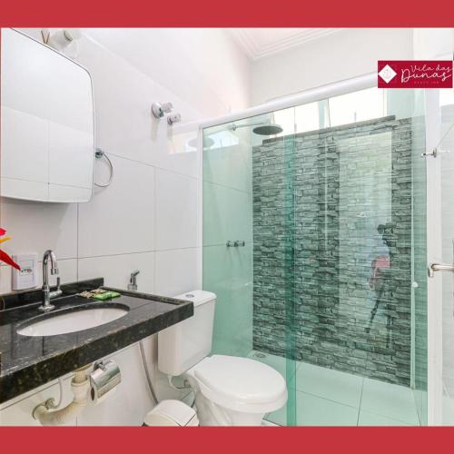 Ένα μπάνιο στο Hotel Dunas Vila Cumbuco