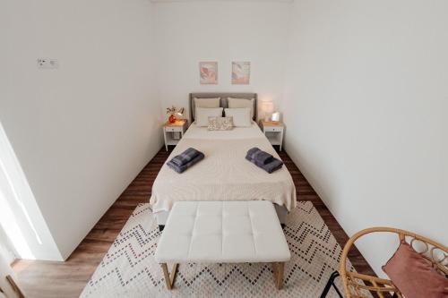 Ένα ή περισσότερα κρεβάτια σε δωμάτιο στο Apartmento elegante