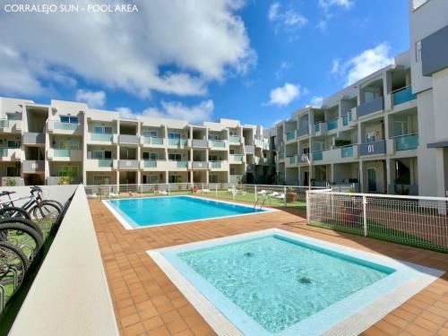The swimming pool at or close to La Cabanana - Apartment w pool and high-speed WiFi