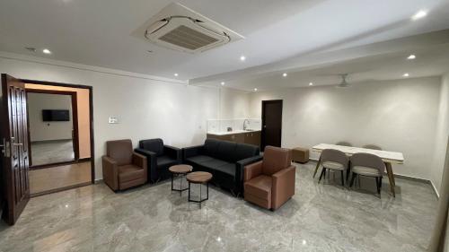 Un lugar para sentarse en Hotel Silver Clé Hitech City Madhapur