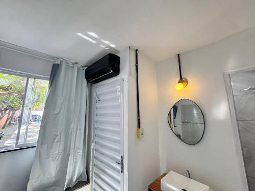 Koupelna v ubytování Ap próximo ao Arco com garagem e ar