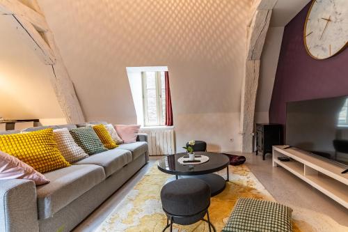 Appart Cosy 6 Personnes - Centre Ville Historique Dijon - Parking Gratuit