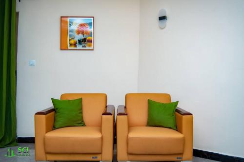 Posezení v ubytování Appartement Convivial SCI - 1 chambre parking gratuit