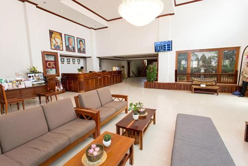 Posezení v ubytování Cheathata CTS Hotel Siem Reap