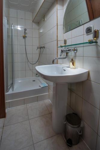 Kamar mandi di Villa Asesor