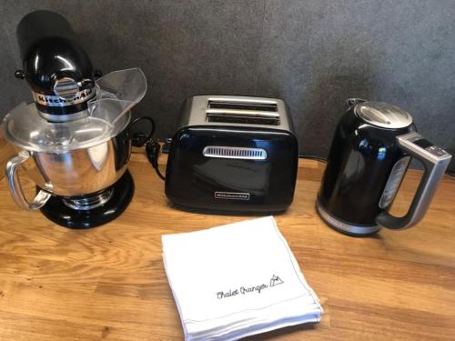 Kemudahan buat kopi dan teh di Chalet Granger Vars 22 couchages