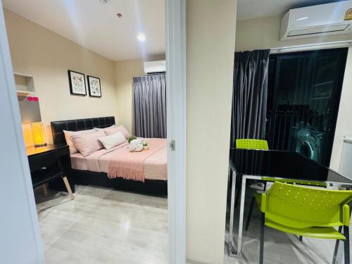 Postel nebo postele na pokoji v ubytování 1 Bedroom Next to IKEA,Central Westgate46