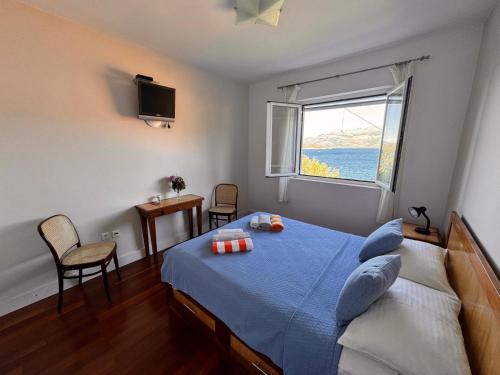 Katil atau katil-katil dalam bilik di Boutique Hotel Tomić