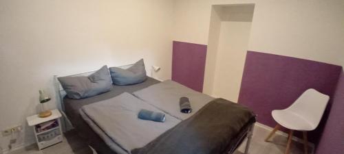 Postel nebo postele na pokoji v ubytování Ferienwohnung Nied