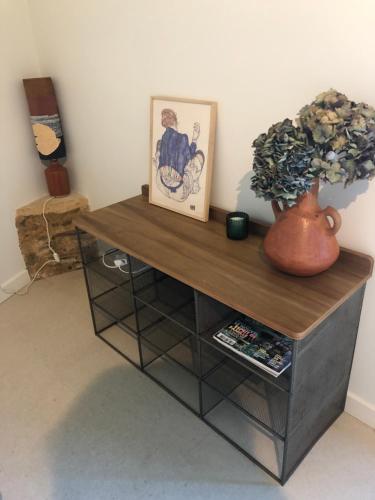 Le joli studio bleu & vert de St Pierre