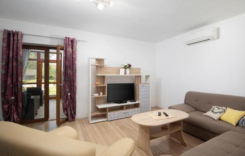TV a/nebo společenská místnost v ubytování Three-Bedroom Holiday Home In Divsici