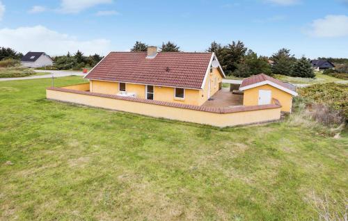 Bygningen som feriehuset ligger i