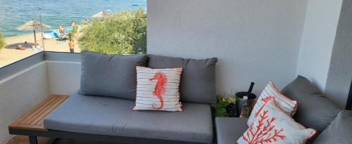 Ruang duduk di Villa Seaside Bilice
