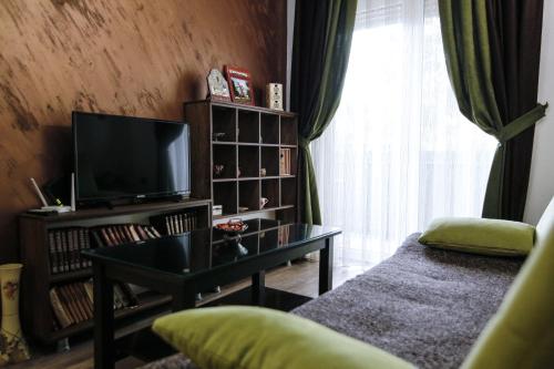 Μια τηλεόραση ή/και κέντρο ψυχαγωγίας στο Apartmani Centar Kumanovo