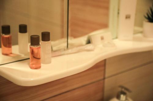 Ένα μπάνιο στο Apartmani Centar Kumanovo