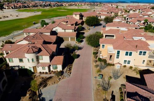 arial view of a residential neighborhood with houses at Spectacular 3BR 3BA San Felipe Villa with WiFi Free Golf in San Felipe