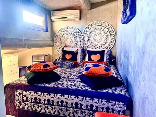 Letto o letti in una camera di Appartement de Luxe ," L ' ATELIER "au Cœur d'Aix-en-Provence