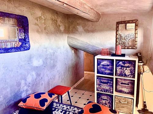 Letto o letti in una camera di Appartement de Luxe ," L ' ATELIER "au Cœur d'Aix-en-Provence