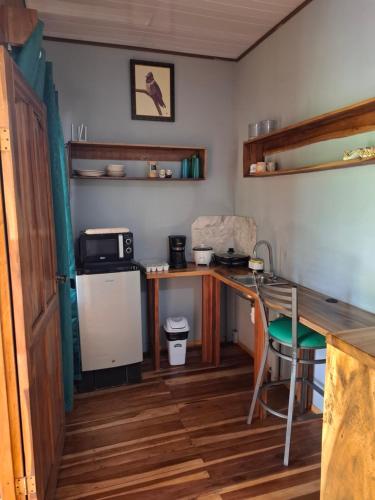 Kuchyň nebo kuchyňský kout v ubytování Bungalow Batsù