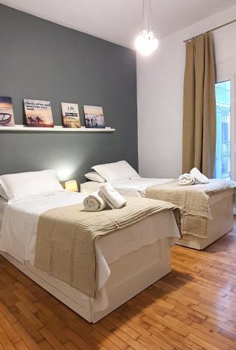 Renovated Modern & Specious 2BD APT Athens center