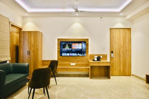 Μια τηλεόραση ή/και κέντρο ψυχαγωγίας στο Hotel SS Grand