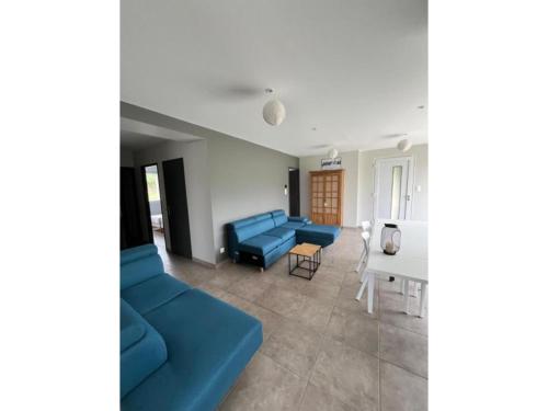 Χώρος καθιστικού στο Gites de Landuzire, 8 couchages