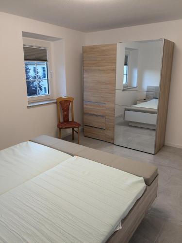 Postel nebo postele na pokoji v ubytování Hof Grübler