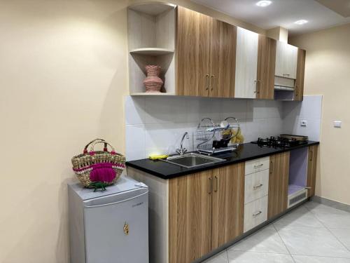Cuina o zona de cuina de Downtown appartment