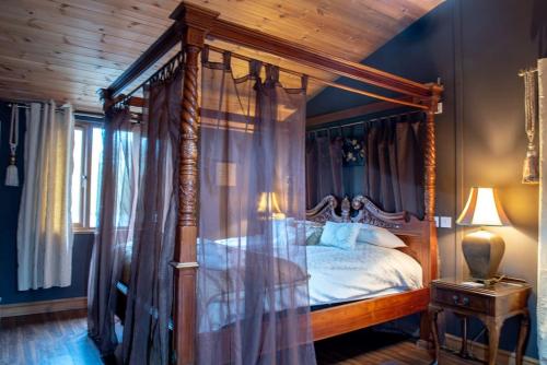 Katil atau katil-katil dalam bilik di Beveren Lodge