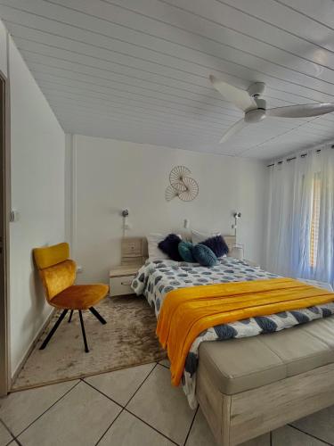 Llit o llits en una habitació de Le cap austral