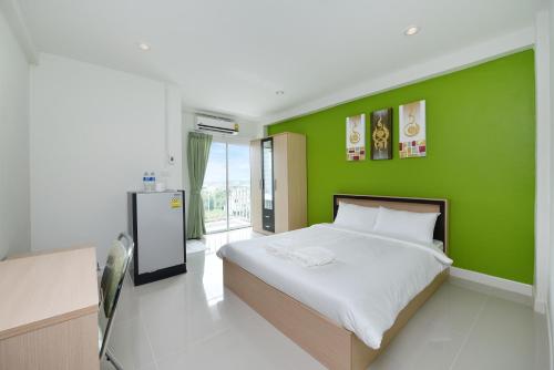 Ένα ή περισσότερα κρεβάτια σε δωμάτιο στο B32 Apartment