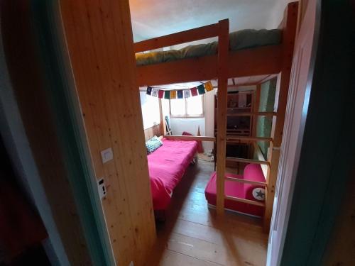 Ένα ή περισσότερα κρεβάτια σε δωμάτιο στο Appartement La mer de glace