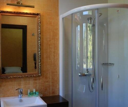 Koupelna v ubytování Hotel Hercegovina